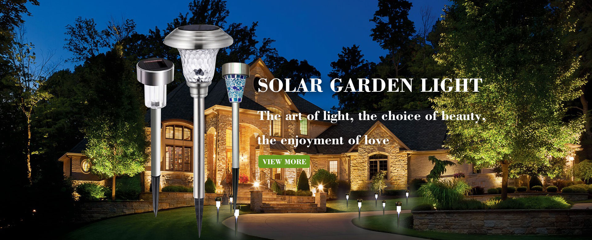 Factory Directly Supply Solar Garden Light with Low Prices