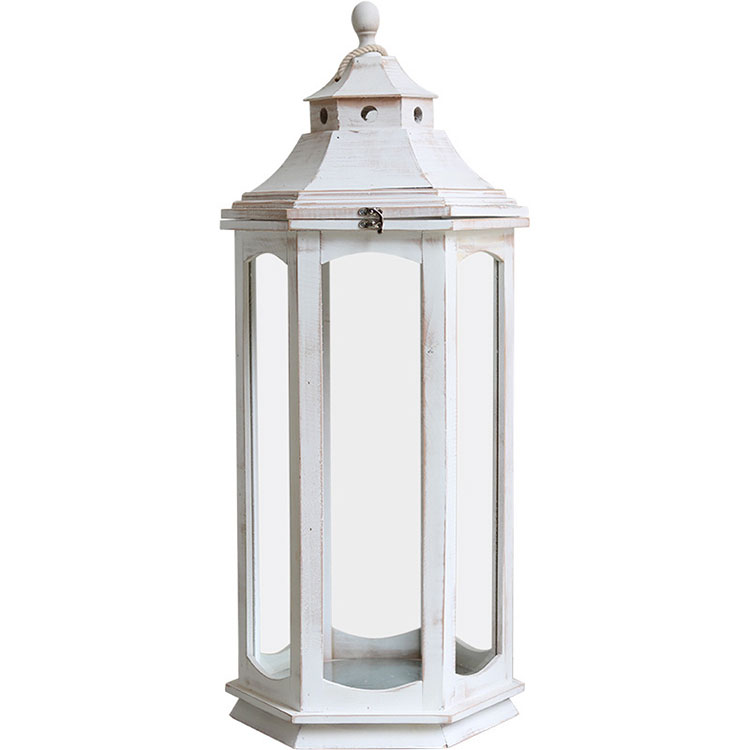 White Wooden Lanterns